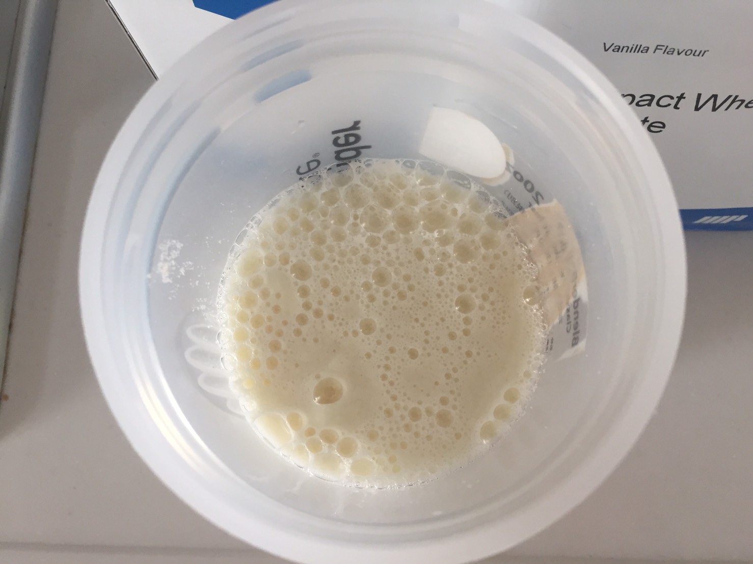 水を注いだ直後の様子