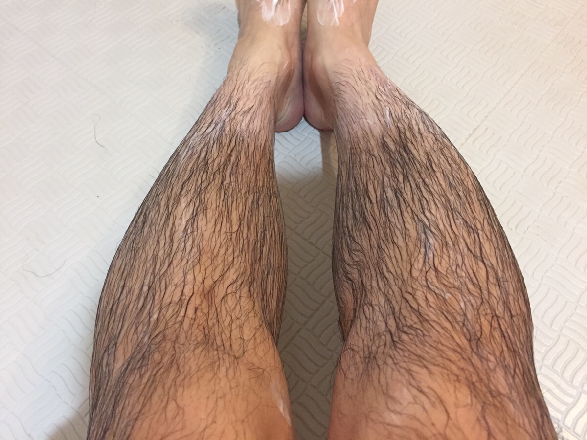 スプレーを塗りたくった様子