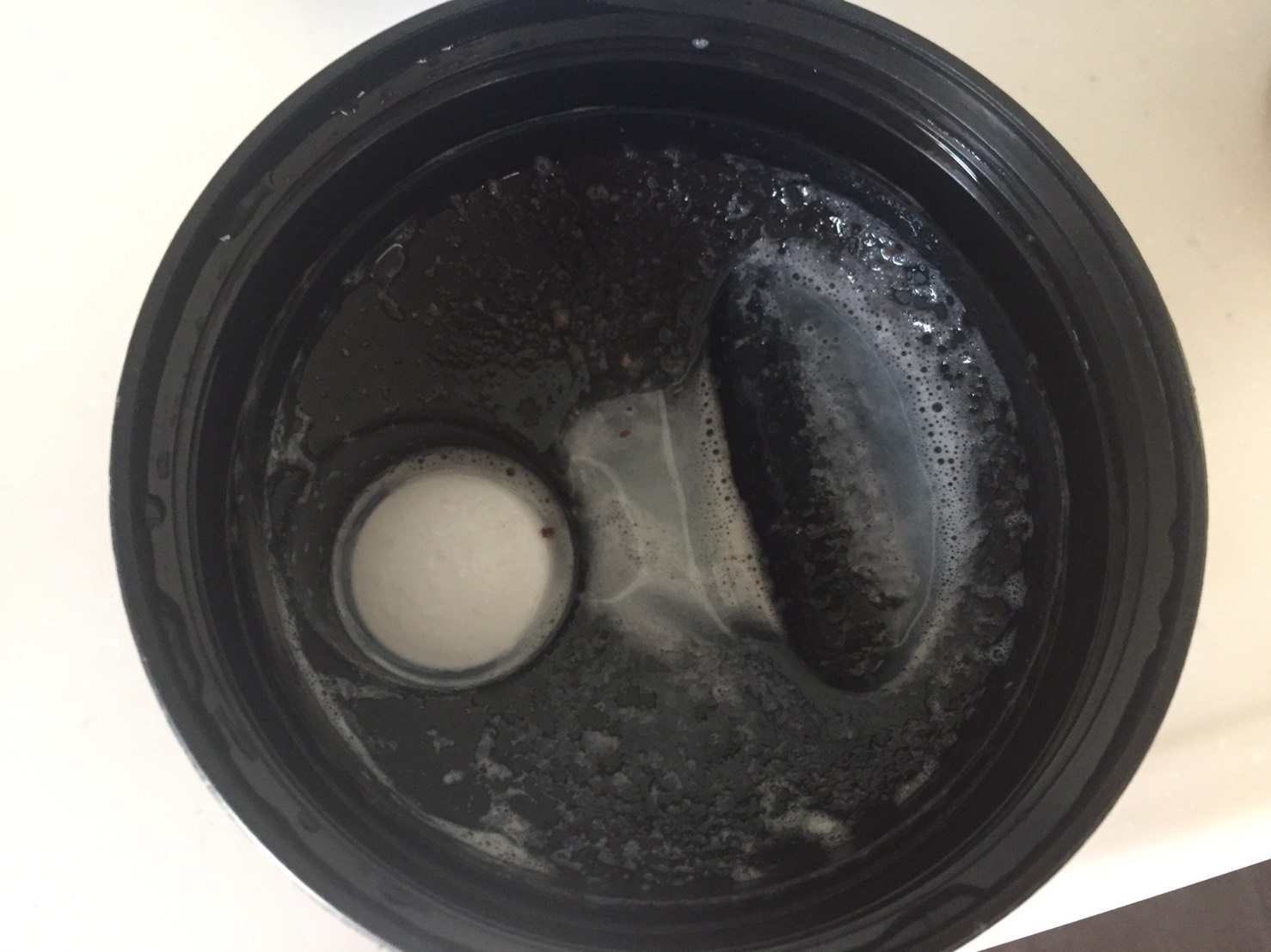 Stracciatella(ストラッチャテッラ味)を溶かした蓋側がこちら。