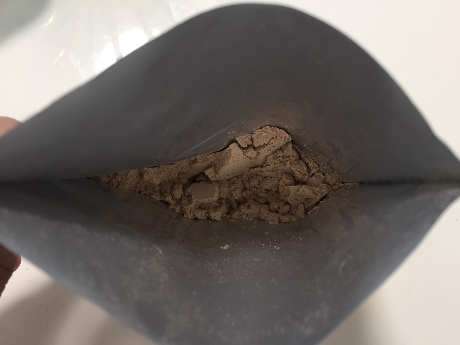 Chocolate Peanut Butter Flavour(チョコレートピーナッツバター味)を開封した様子