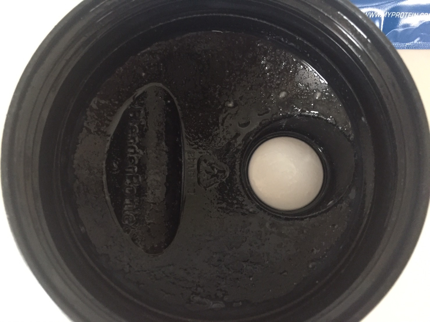 Vanilla Flavour(バニラ味)を飲み終えた蓋の様子