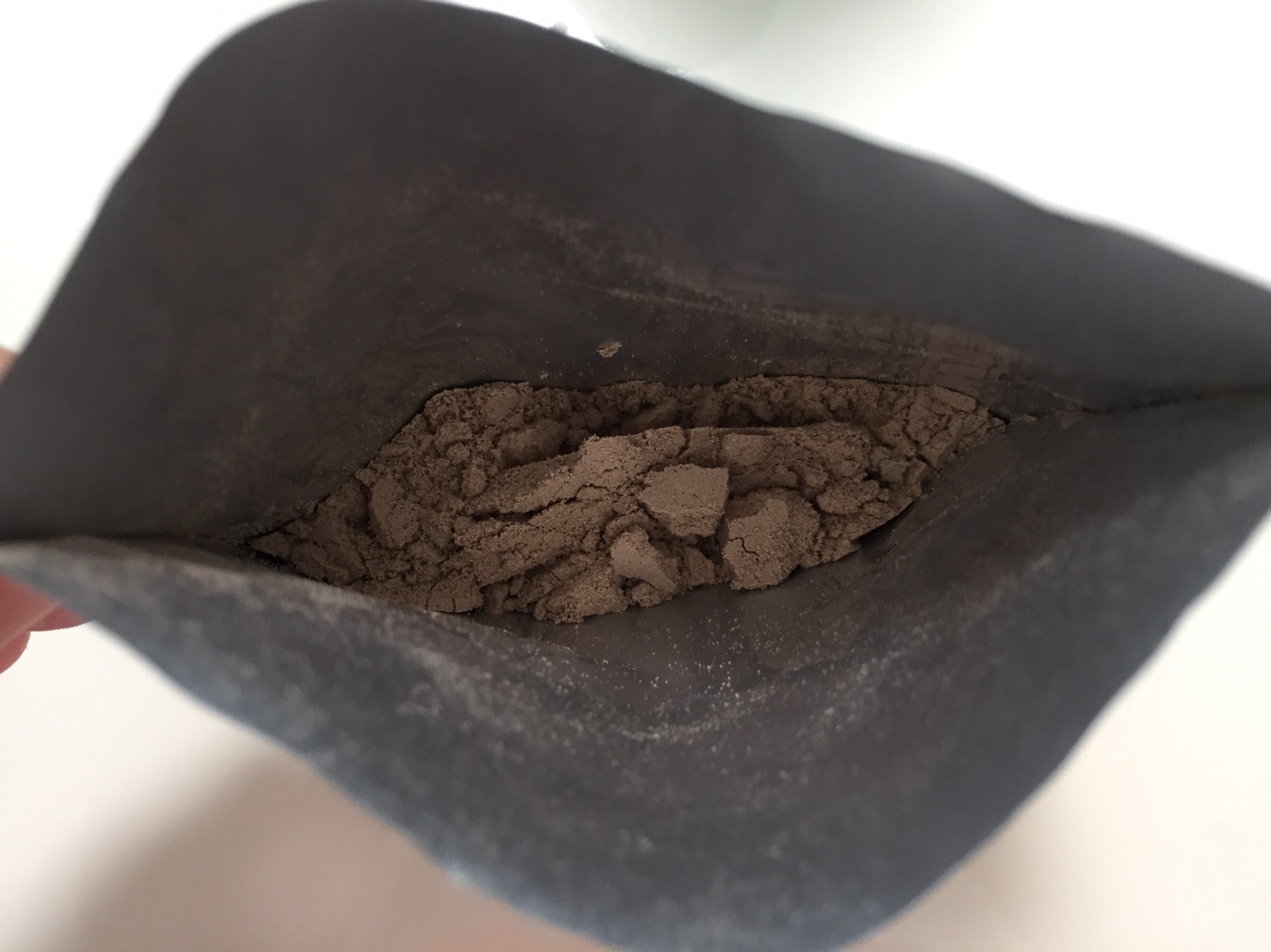 Chocolate Mint Stevia Flavour(チョコレートミントステビア味)を開封した様子
