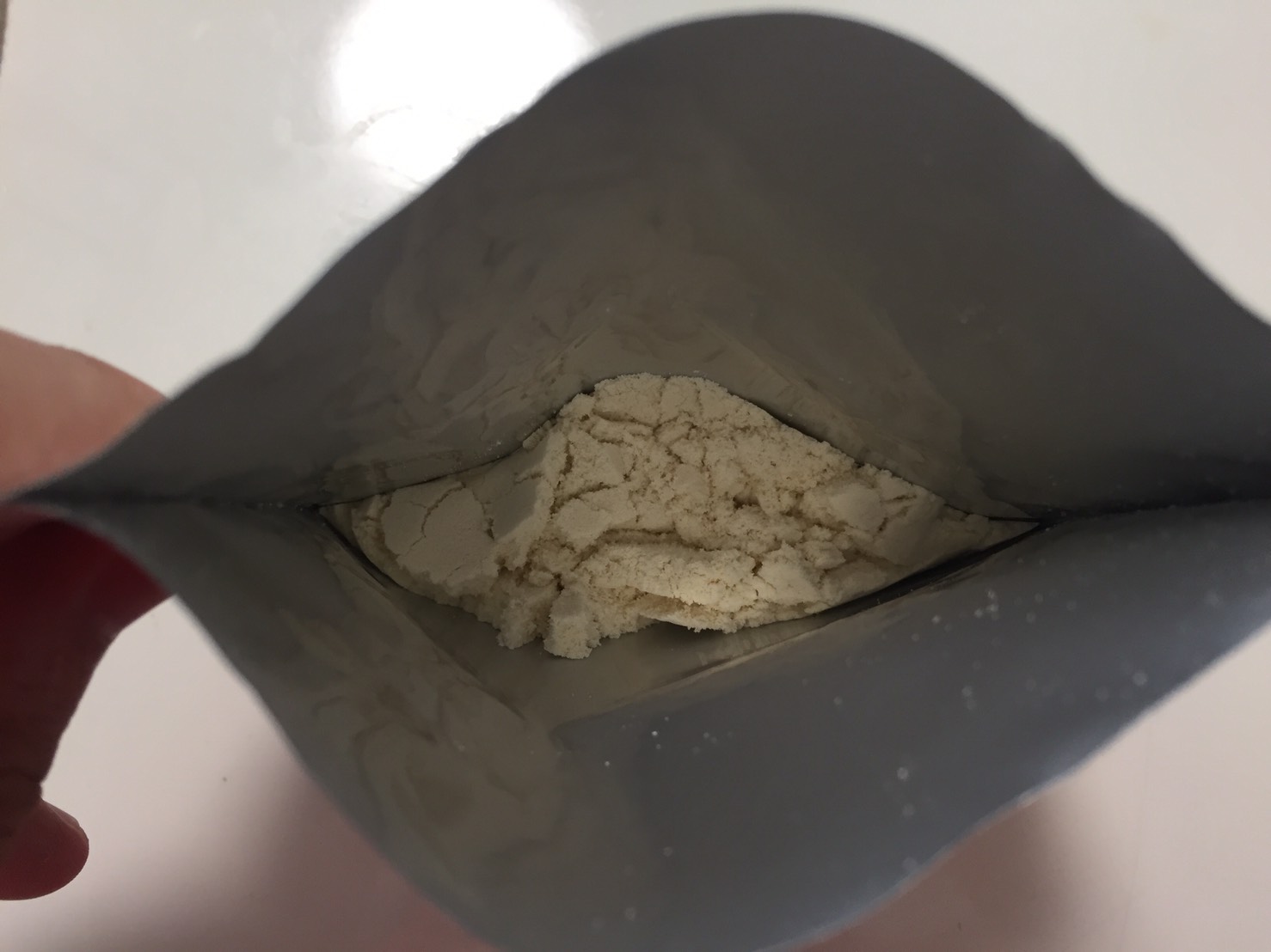 Lemon Cheesecake Flavour(レモンチーズケーキ味)を開封した様子