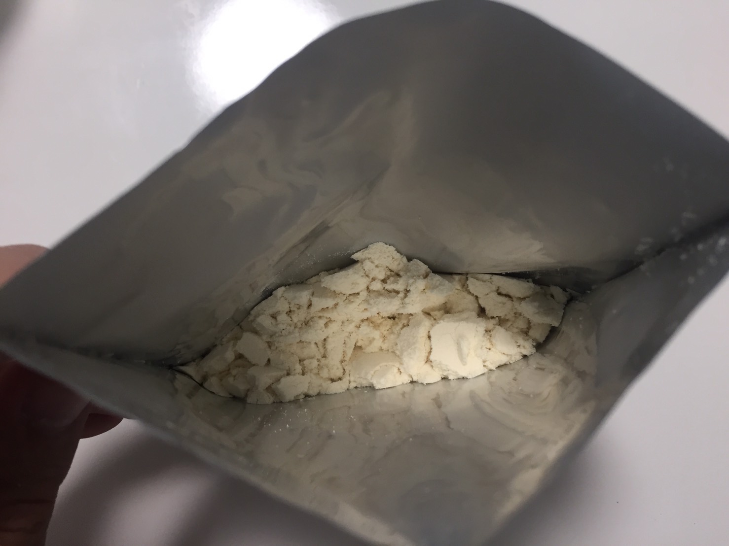 Vanilla Stevia Flavour(バニラステビア味)を開封した様子