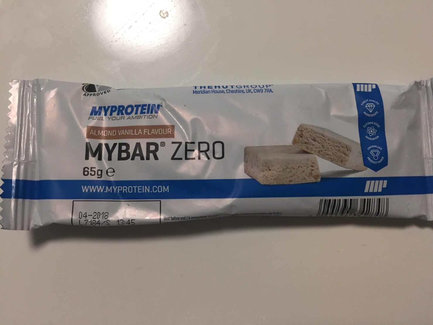 MY BAR ZERO(マイバー・ゼロ)「ALMOND VANILLA FLAVOUR(アーモンドバニラ味)」
