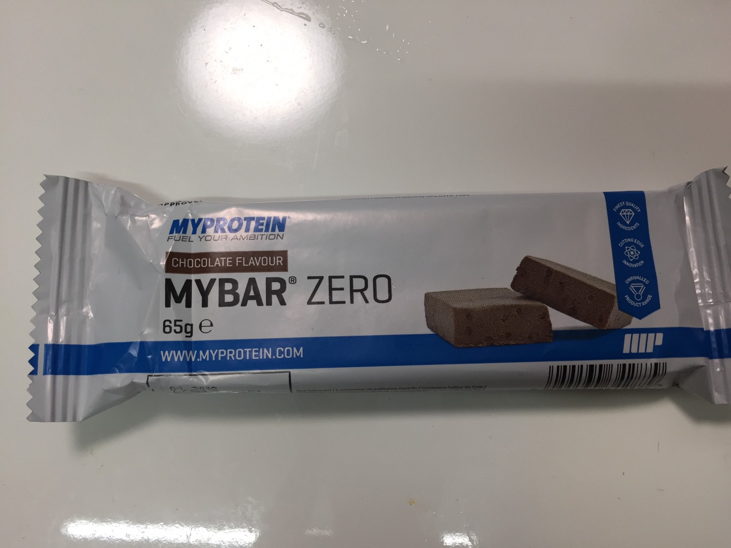 MY BAR ZERO(マイバー・ゼロ)「CHOCOLATE FLAVOUR(チョコレート味)」の成分表