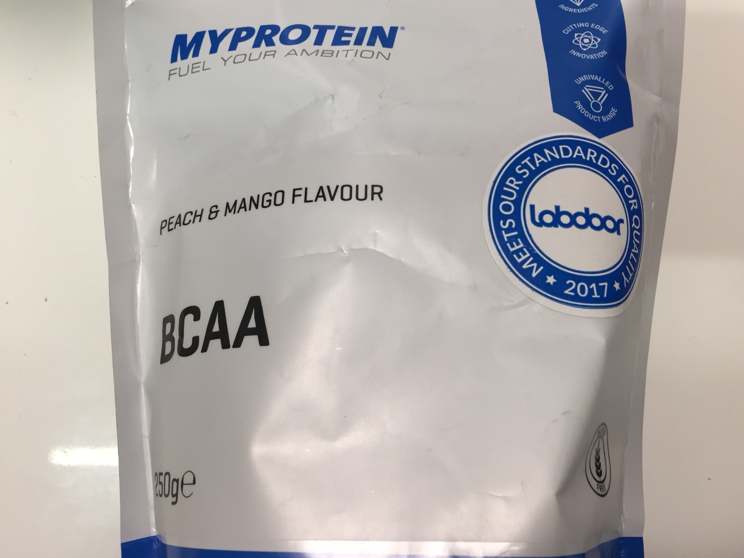 BCAA「ピーチ&マンゴー味(PEACH & MANGO FLAVOUR)」