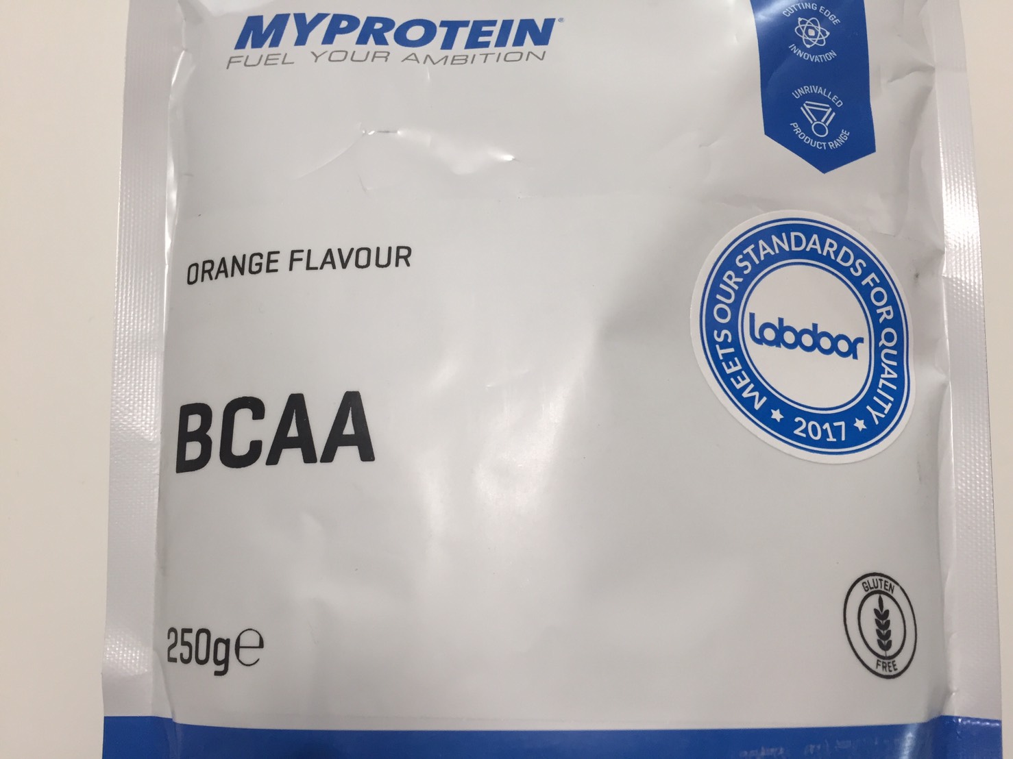 BCAA「オレンジ味(ORANGE FLAVOUR)」